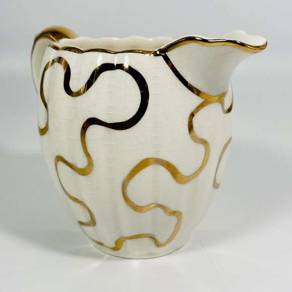 RARE !! Gibsons Numbered Staffordshire England Creamer Open Sugar Bowl Set - Picture 7 of 9